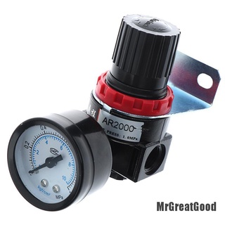 [Mrgreatgood] AR2000 Control de aire compresor manómetro alivio regulador válvula reguladora