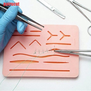 {pairucut} práctica quirúrgica de silicona piel almohadilla de entrenamiento herida simulada piel sutura módulo YEYE (1)