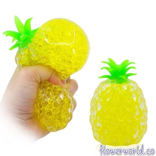 【FLW】Pineapple Decompression Vent Ball Stress Relief Squeeze Squishy Ball Toy
