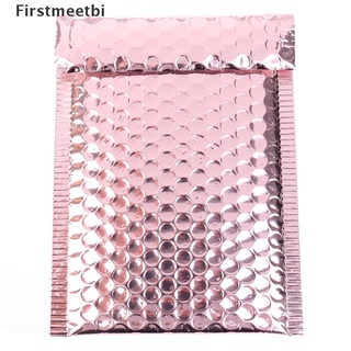 [firstmeetbi] 10pcs oro rosa burbuja sobre de oro rosa papel de burbujas de burbujas para regalo embalaje caliente