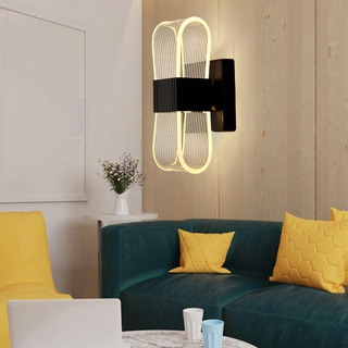 [NANA] Lámpara de pared acrílica interior moderna montado en la pared LED aplique de pared luz blanca fría fría Natural para dormitorio pasillo escaleras