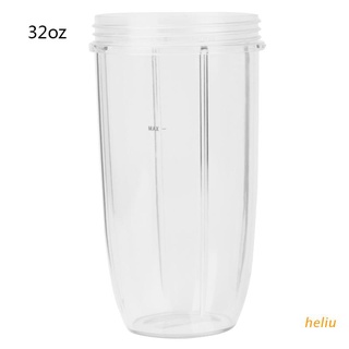 heliu exprimidor taza taza transparente reemplazo para nutribullet nutri bullet exprimidor 18/24/32oz