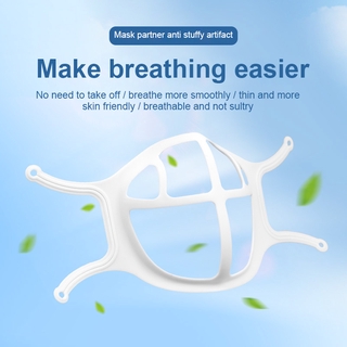 Soporte de máscara soporte de cubierta sin gafas niebla difícil de respirar sin toque a la máscara puede hablar correctamente ahora 3D máscara de cara soporte de silicona soporte interior soporte de respiración marco mejor