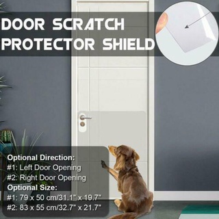 Protector de arañazos adhesivo transparente para puerta, escudo Invisible, Protector de ventana, perro, gato B8M7