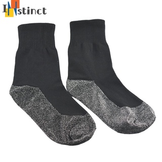 1 par de calcetines con calefacción de invierno de 35 grados/calcetines cálidos para esquí al aire libre/calcetines cómodos