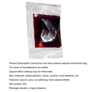 te 3ml cápsula de sangre falsa aterradora poratable comida para colorear mini falso maquillaje de sangre truco juguete (8)