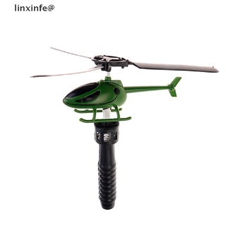 linxinfe@ Children aviation model handle pull plane outdoor toys for baby helicopter toy *On sale