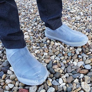 🙌 reutilizable látex impermeable zapatos de lluvia cubre /resistentes antideslizantes de goma botas de lluvia accesorios/lavable impermeable pu zapato cubierta bYGO (5)