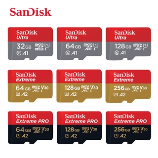 Tarjeta de memoria Micro SD sandisk de 16GB/32GB/MicroSDHC/64GB/128GB/256GB/MicroSDXC EXTREME PRO V30 U3/4K UHD TF/tarjeta TF