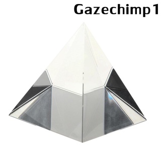 [GAZECHIMP1] 50 mm pirámide de cristal prisma cuadrangular artesanía estatua óptica DIY ciencia (9)
