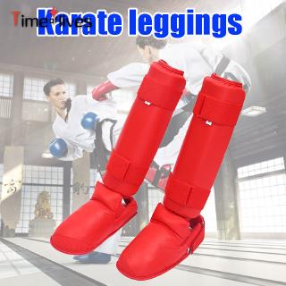 Tf Karate Leggings Shin Guards boxeo Kickboxing Shin Instep protectores entrenamiento tobillo guardias
