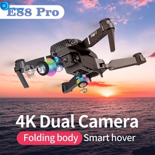 Dron E88 Pro 4k HD Dual cámara de posicionamiento Visual 1080P WiFi Fpv Altura Conserva Rc cuadricóptero NENECATR