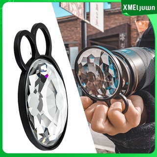 caleidoscopio de mano de vidrio prism 77 mm giratorio de la cámara de vidrio filtro de efecto filtro crear refracción fresca para la fotografía (1)