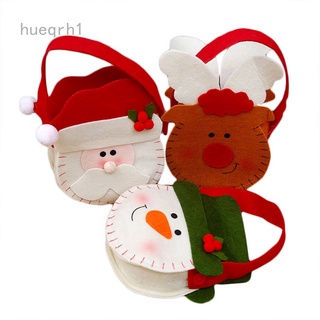 navidad santa claus caramelo bolsa de alce muñeco de nieve caramelos bolsa para niños año nuevo festival fiesta decoración suministros