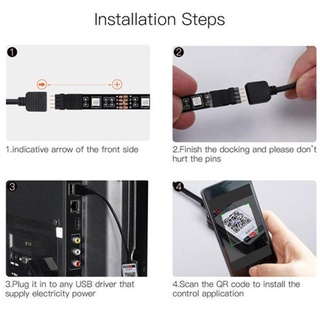 . Hot Mini Wireless 5-24V Smart Phone Control RGB LED Strip Light Controller USB Cable Bluetooth 4.0 . (8)