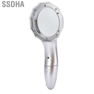 Ssdha 2Pcs TH‑600555 Umbrella Lace Trimming Shape LED Magnifying Glass Handheld HD 6X