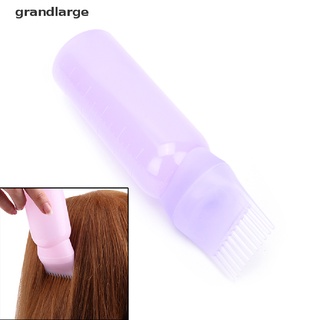 [grandlarge] 120 ml tinte para el cabello aplicador peine dispensación salón coloración de cabello tinte