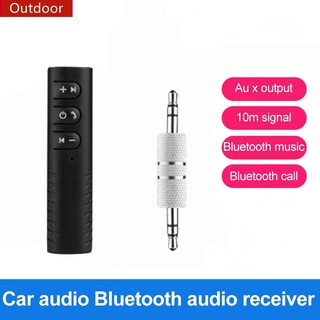 Manos Libres Bluetooth compatible Con El Coche Kit Automático De 3.5 Mm Jack Música Inalámbrica MP3 Adaptador De Audio Receptor Para Auriculares # outdoorstore.co