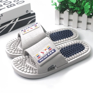 Zapatillas de masaje de pies para hombres y mujeres parejas zapatos de pedicura en casa baño antideslizante sandalia de plástico [fgdsg884.my]