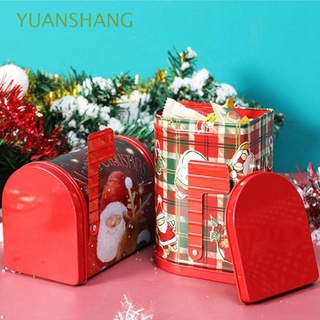 Yuanshang caja De latas/adornos De galletas navideñas/regalo/dulces
