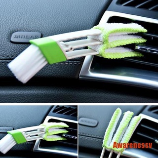 AWAR cepillo de limpieza para el cuidado del coche para aire acondicionado Vent Slit Clean Tools persianas Du