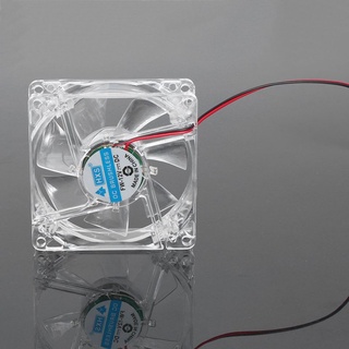 [qilin]ventilador de Pc con Led 8025 silencioso ventilador de refrigeración 12V Led luminoso Chass (3)