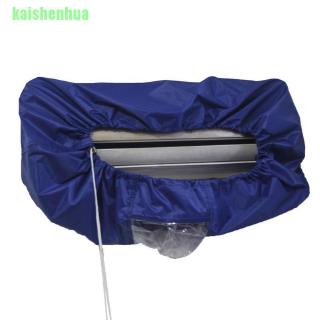 ks 1pc aire acondicionado impermeable cubierta de limpieza de polvo lavado limpio bolsa protectora