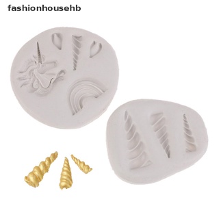 fashionhousehb sugarcraft mini unicornio silicona fondant molde de decoración de pasteles herramientas de jabón molde de venta caliente