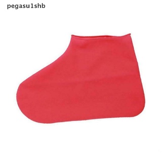 Pegasu1shb Overshoes Rain Silicone Waterproof Shoes Covers Boots Cover Protector Recyclable Hot (5)