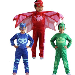 PJ MASKS Fashionfox niños niños niña superhéroe PJ máscaras Catboy niños disfraz de Halloween bebé Cosplay disfraces