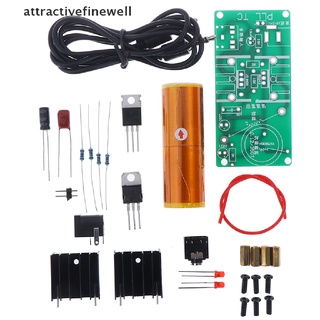 [attractivefinewell] 1set mini tesla coil plasma altavoz kit electrónico de música de campo 15w