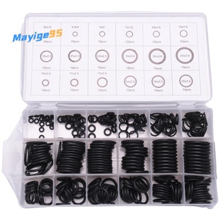 279PCS O-Ring Rubber Gasket Seal Classification Black O-Ring Seal Set Nitrile Gasket Car Gasket