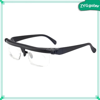 dial gafas ajustables de enfoque variable, miopía gafas gafas de enfoque variable visión con cómodas almohadillas de la nariz para lectura de distancia gafas