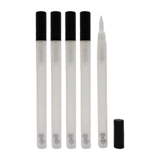 [nuevas llegadas] 5 bolígrafos vacíos rellenables, tubo en blanco, 0,7 mm, para pintar