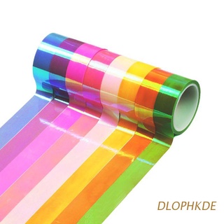 DLOPHKDE 8 Unids/set Rítmico Gimnasia Decoración Holográfica Glitter Cinta Anillo Stick Accesorio 15mm * 5m Papelería Decorativa DIY De Enmascaramiento