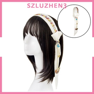 [Smarthome] diadema bohemio con cuentas a la moda adornada diadema para el cabello (1)
