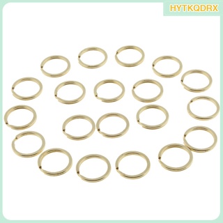 Hytkqdrx 20 piezas 10/12/20/30mm anillos De Metal De bronce/accesorios Diy