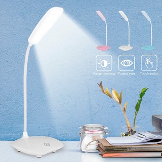 Lámpara De Escritorio LED Luz De Noche De Lectura USB Recargable Estudio Ajustable Hogar