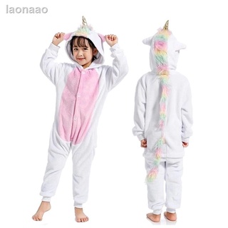 ^^kigurumi Onesie niños unicornio pijamas para niños Animal de dibujos animados manta durmientes bebé disfraz de invierno niñas Licorne Jumspuit (7)