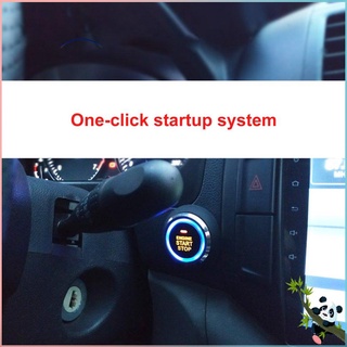 Coche sin llave motor de arranque de alarma sistema de botón de arranque remoto parada de arranque Auto coche alarma accesorios con 2 teclas