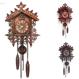 Reloj De Madera Artesanía Vintage Swing Accesorios Decoración De Pared Del Hogar