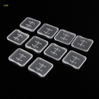 Lun Feamos 10 pzs Tf Mic Sdhc Micro Sd tarjeta De memoria caja De Plástico duro estuche blanco nuevo