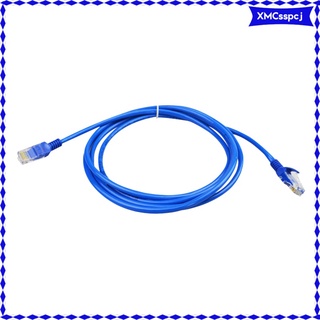 cat5e cable de red ethernet de alta velocidad para conector lan cable para internet, router, módem, smart tv, pc y portátil (azul)