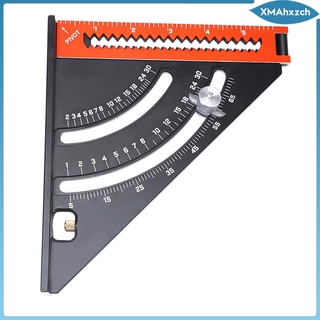 12\\\\\\\\'regla triangular de aleación de aluminio ángulo cuadrado woodworker herramienta de medición
