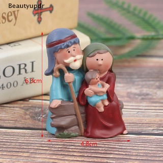 [beautyupdr] cristo natividad de jesús adorno regalos belén escena artesanía pesebre figuritas caliente