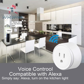 mini control de voz us wifi enchufe inalámbrico inteligente interruptor de enchufe para el hogar