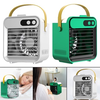 Portable Air Conditioner Rechargeable USB Fan Bedroom Air Cooler Humidifier (2)