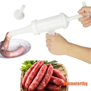 【onem】Manual Sausage Fillers Machine Salami Maker Meat Stuffer Press Nozzle Fun