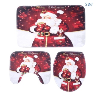 Swick 3d set De fundas De inodoro De santa claus/decoraciones navideñas/decoraciones Para decoración del hogar De navidad
