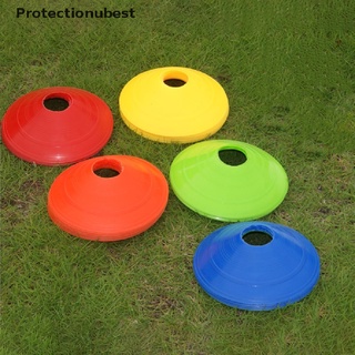 protectionubest 5pcs 19cm fútbol entrenamiento deportes platillo conos marcadores discos accesorios de fútbol npq